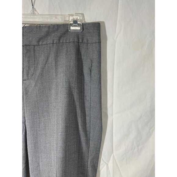 Dockers women's slacks pants size 10 med gray striped hooks zipper READ - Picture 4 of 13